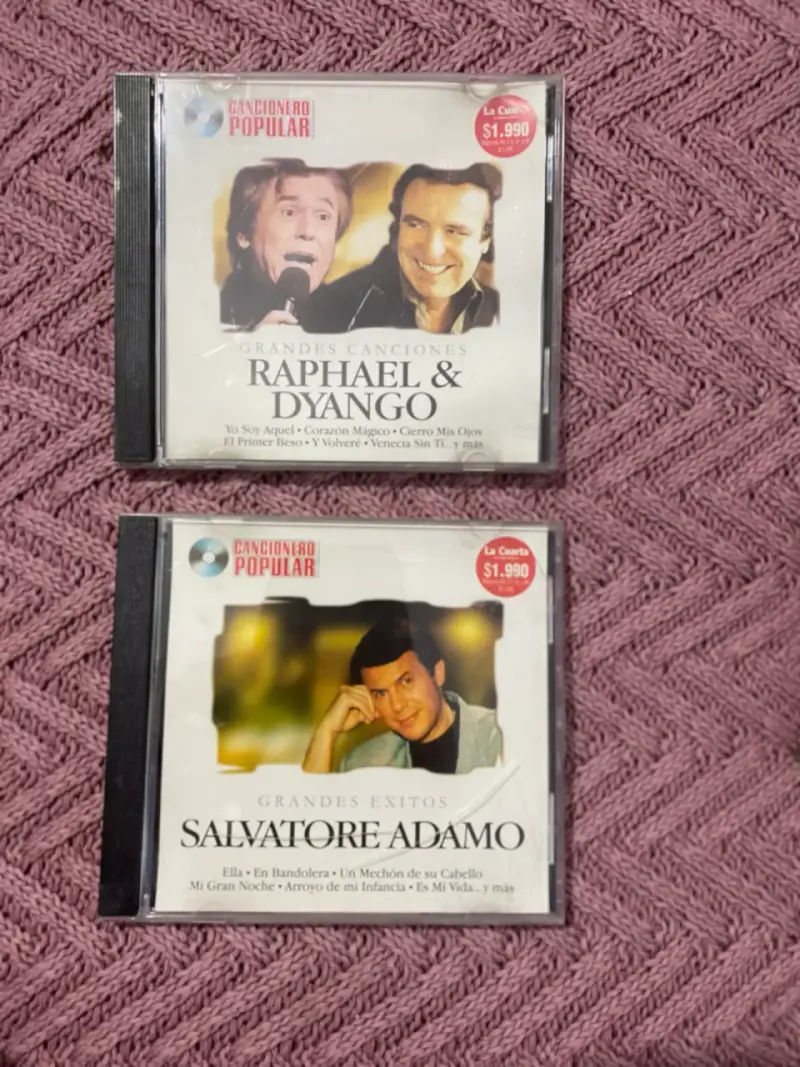 CDs de Grandes Éxitos de Raphael, Dyango y Salvatore Adamo