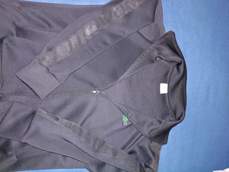 Chaqueta deportiva negra Lacoste con cierre - 2