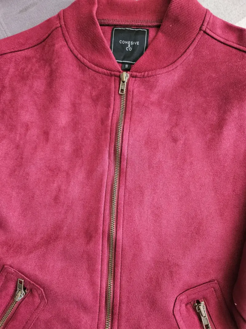 Chaqueta bomber borgoña - 2
