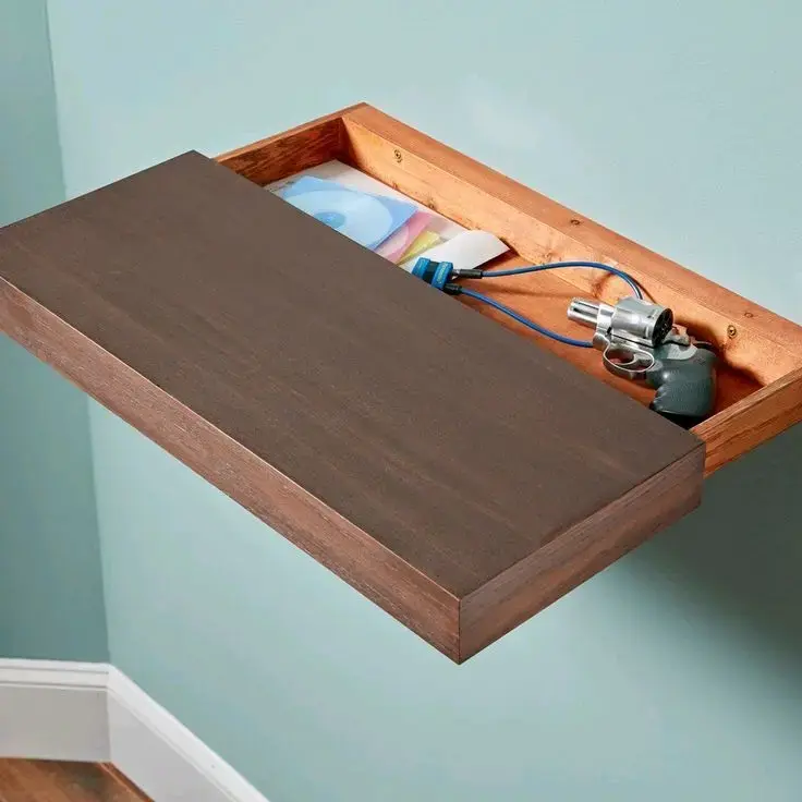 Estantes flotantes de madera modernos - 6