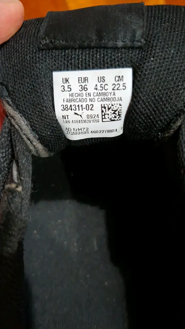 Zapatillas negras Puma para hombre en buen estado - 4