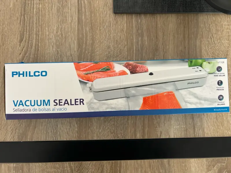 Selladora al vacío Philco para alimentos
