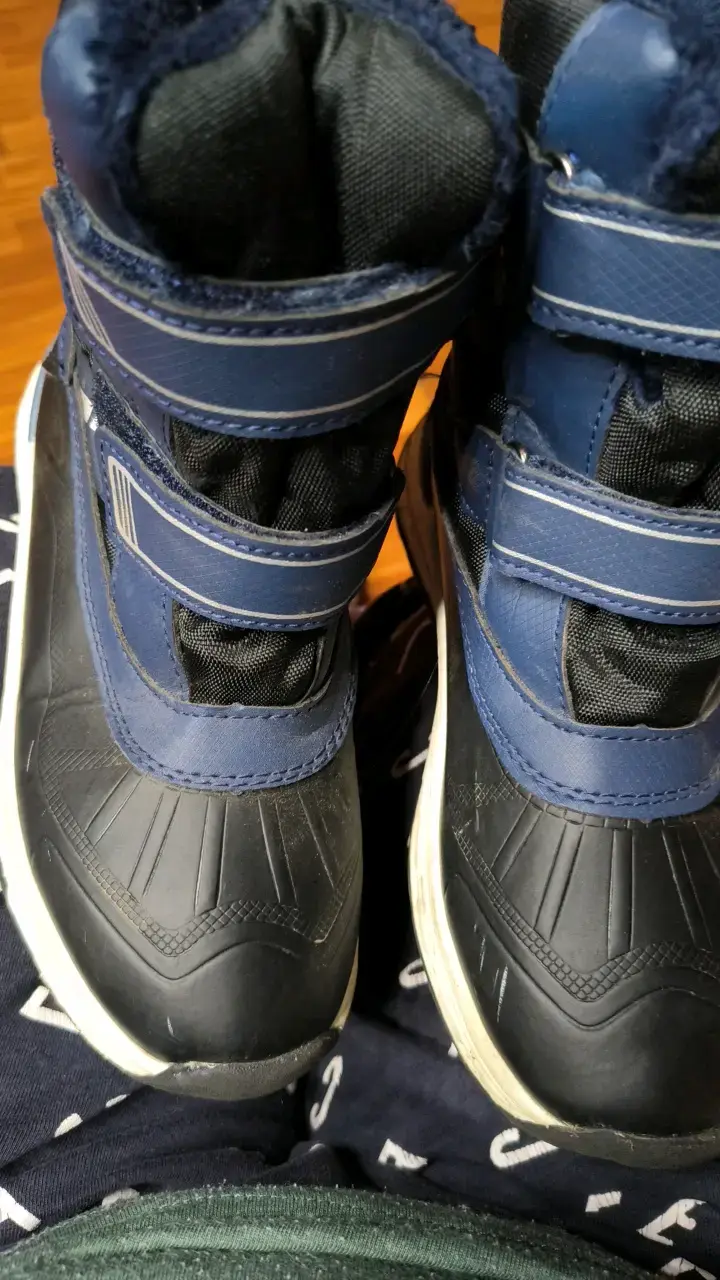 Botas de invierno para hombre azul y negro - 1