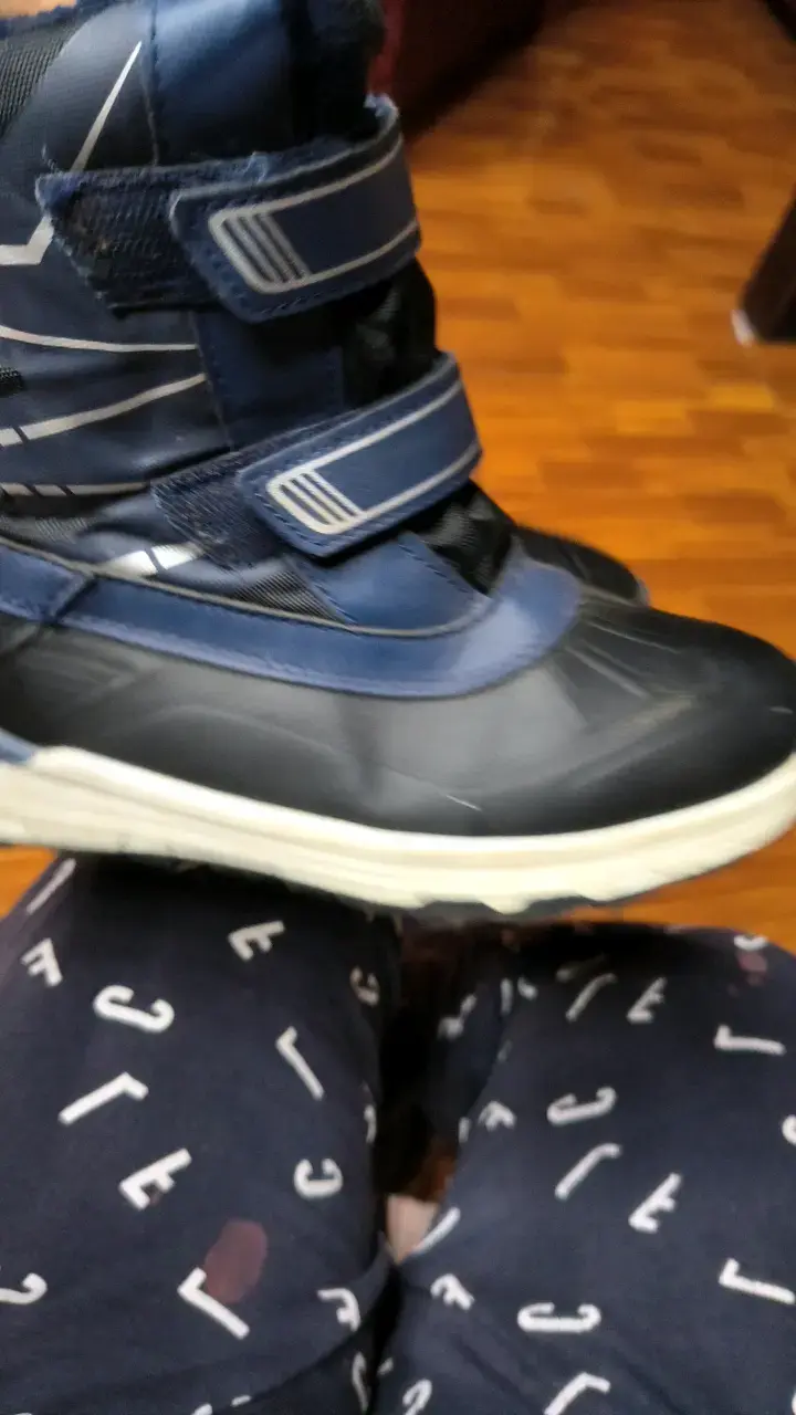 Botas de invierno para hombre azul y negro - 3