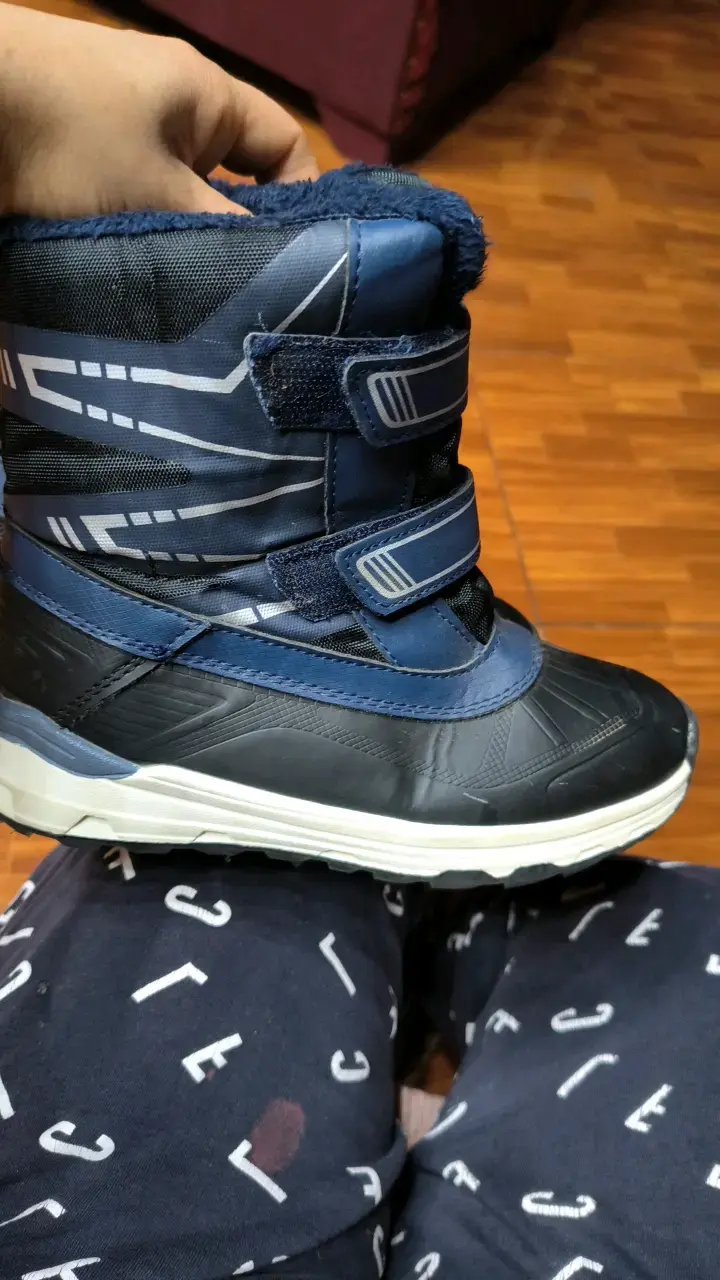 Botas de invierno para hombre azul y negro - 4