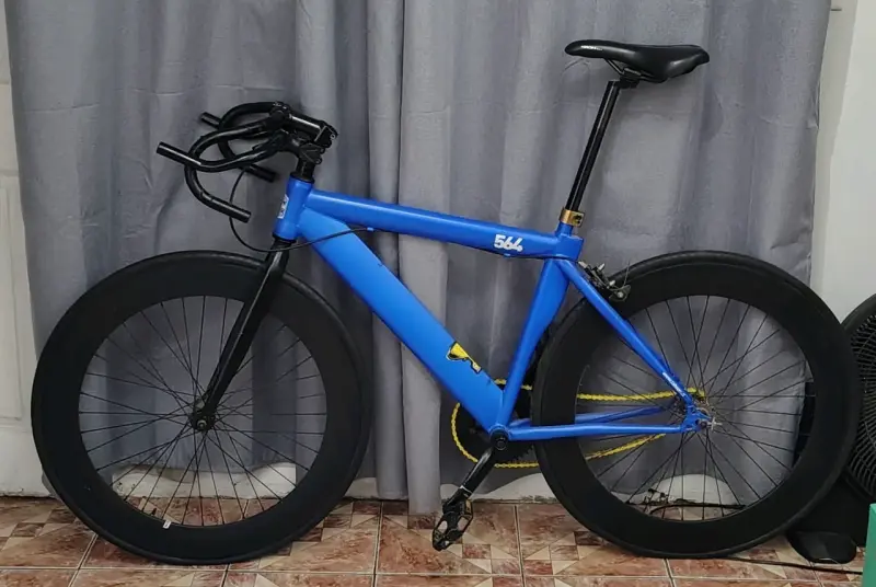 Bicicleta Fixed Aero 564 Azul Aro 28 - 1
