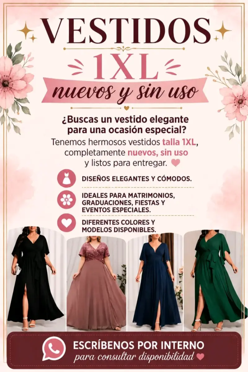Vestidos elegantes talla 1XL nuevos - 1