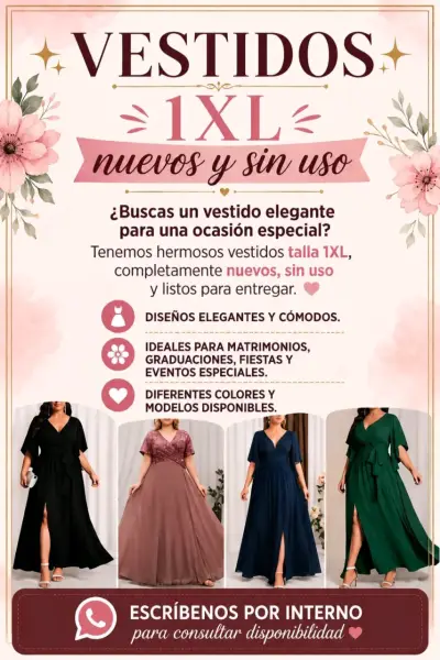 Vestidos elegantes talla 1XL nuevos - miniatura 1