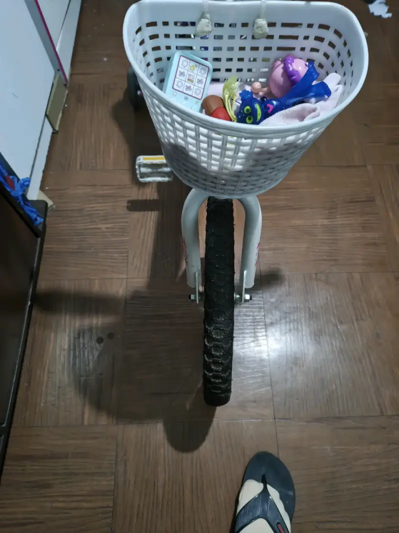 Bicicleta infantil Ozark Trail morada con canasto - 2