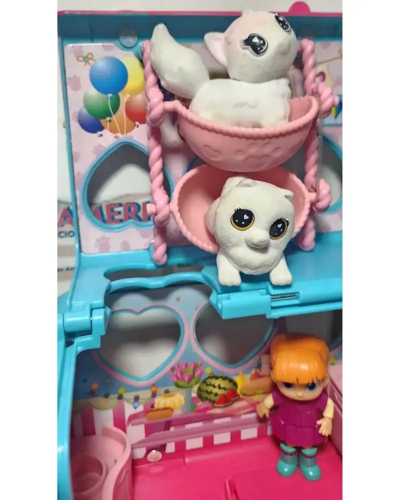 Set de juego de camión y remolque con muñeca y mascotas - 3