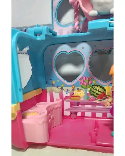 Set de juego de camión y remolque con muñeca y mascotas - miniatura 6