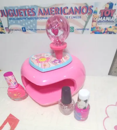 Set de Manicure Infantil con Secador de Uñas Rosa - miniatura 2