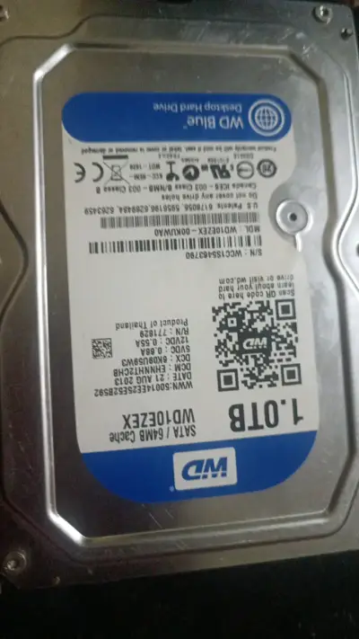 Disco Duro WD Blue 1TB SATA 64MB Cache - miniatura 1