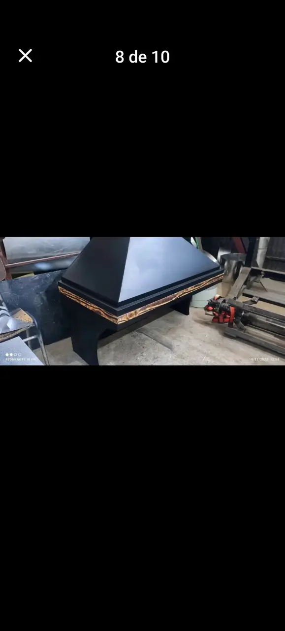 Campana extractora de humo para quincho - 1