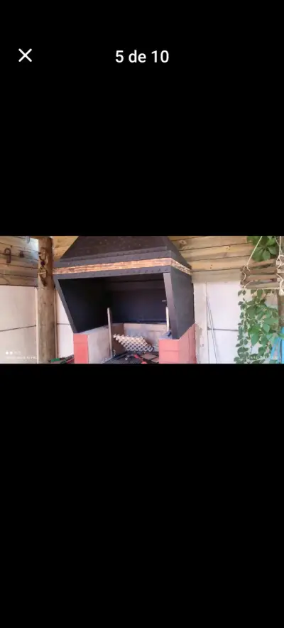 Campana extractora de humo para quincho - miniatura 3