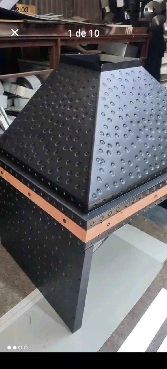Campana extractora de humo para quincho - 5