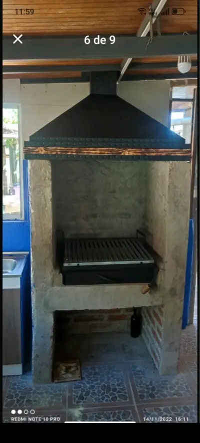 Campana extractora de humo para quincho - miniatura 6