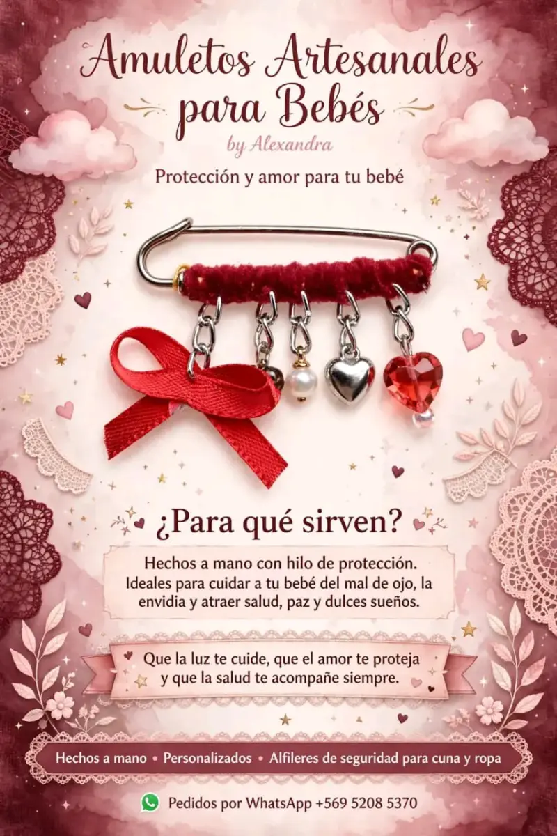 Amuletos artesanales para bebés con protección - 3