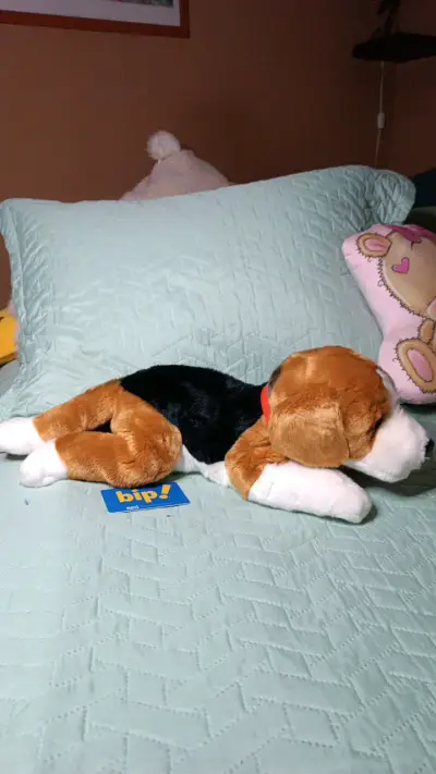Peluche de perro Beagle muyy suave y tierno - miniatura 4