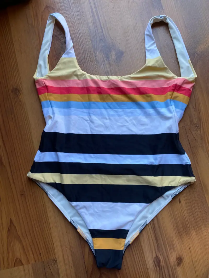 Traje de baño entero a rayas multicolor Billabong - 3