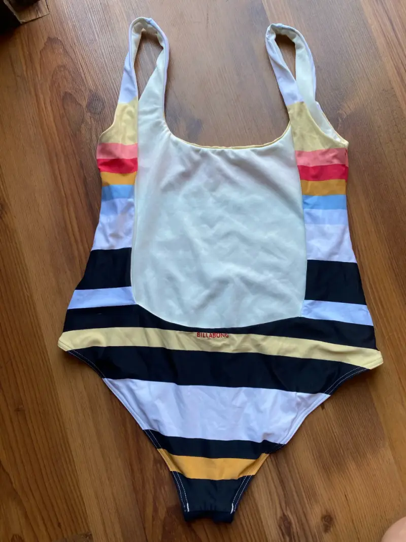 Traje de baño entero a rayas multicolor Billabong - 4