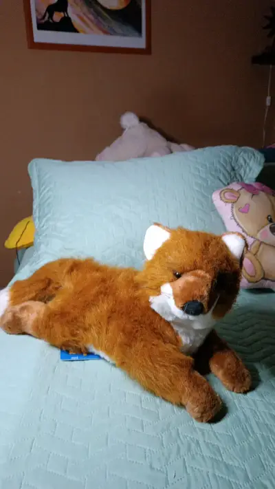 Peluche de zorro suave y grande - miniatura 2