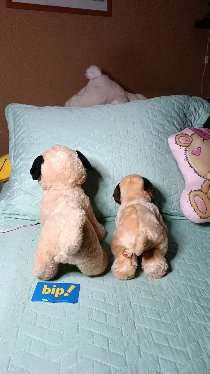 2 Peluches de perro pug suaves y adorables - 4