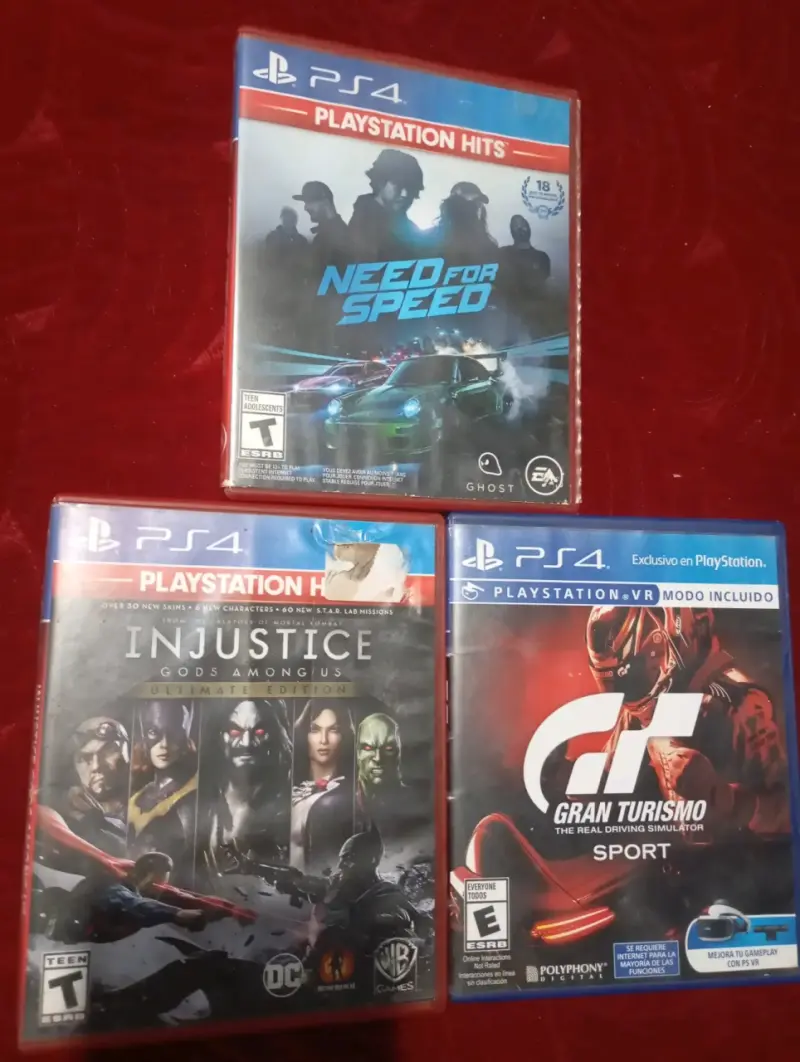 Juegos PS4: Need for Speed, Injustice y Gran Turismo