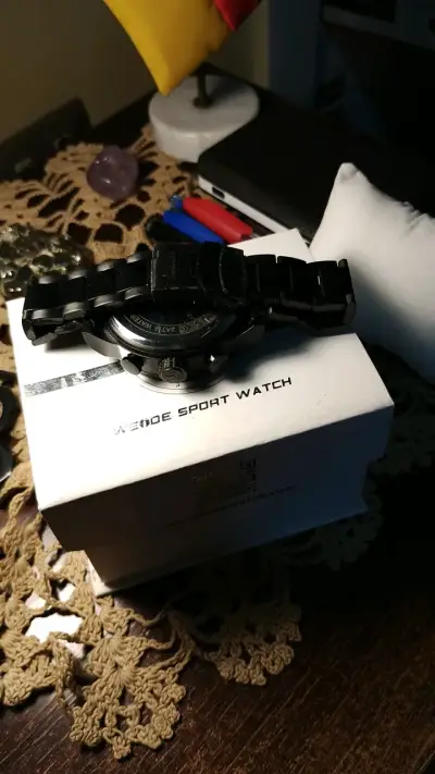 Reloj deportivo Weide negro con cronómetro - miniatura 3