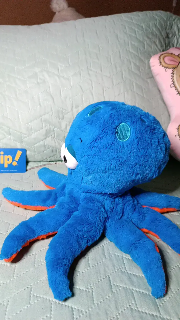 Peluche Pulpo Azul para Niños - 2