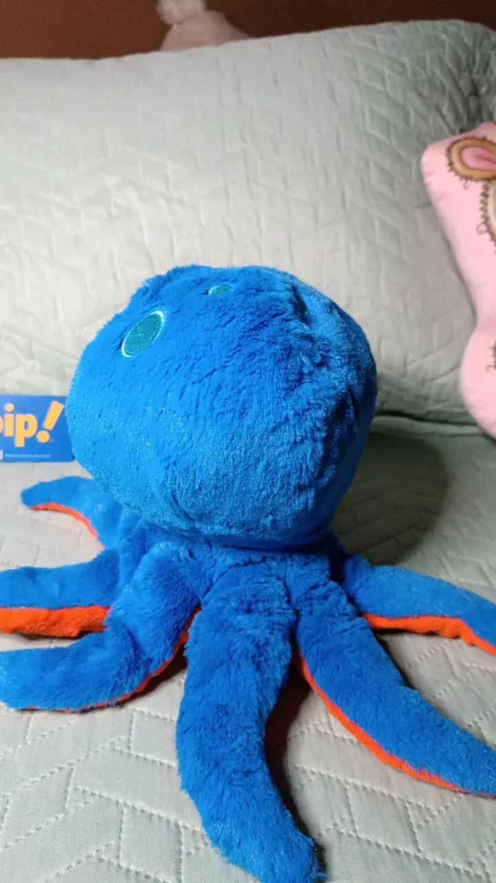Peluche Pulpo Azul para Niños - 3