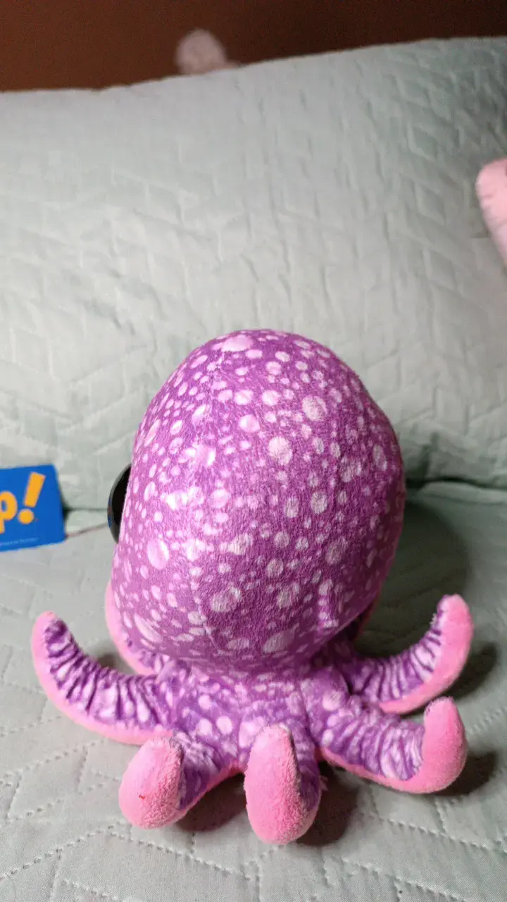 Peluche pulpo TY morado y rosado - 2