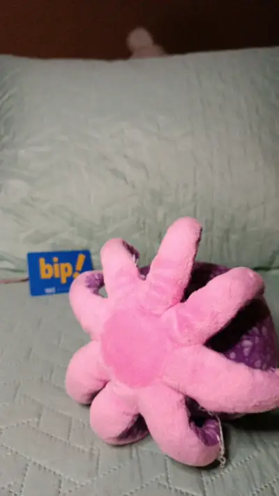 Peluche pulpo TY morado y rosado - miniatura 4