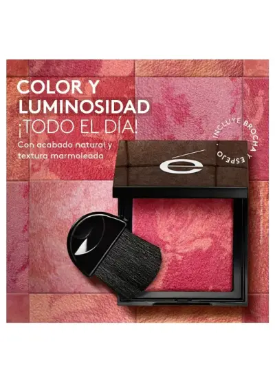 Rubor marmoleado con brocha incluida - miniatura 1