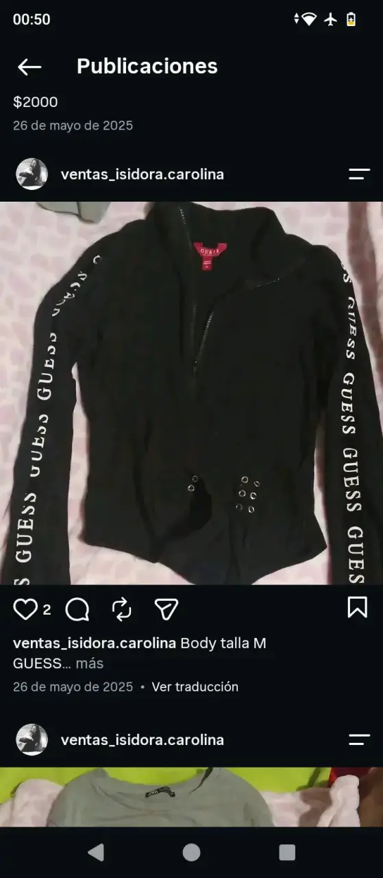 Mini falda de eco cuero talla XS - 2