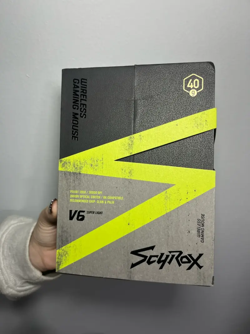 Mouse inalámbrico Gamer Scyrox V6 8K - 1