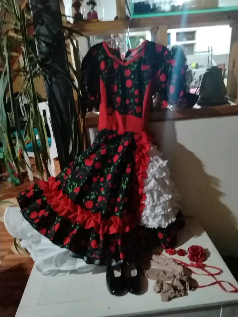 vestido de huasa completo - 1