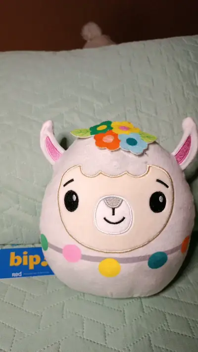 Peluche de llama con flores Fisher-Price - miniatura 1
