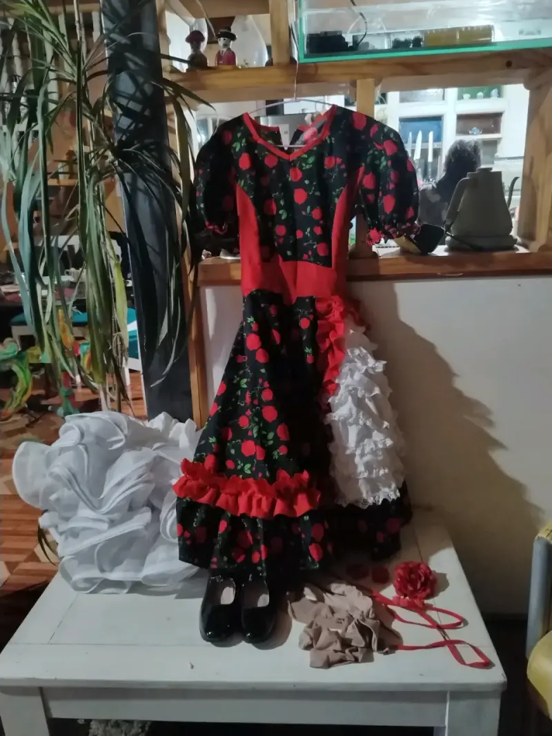 vestido de huasa completo - 4