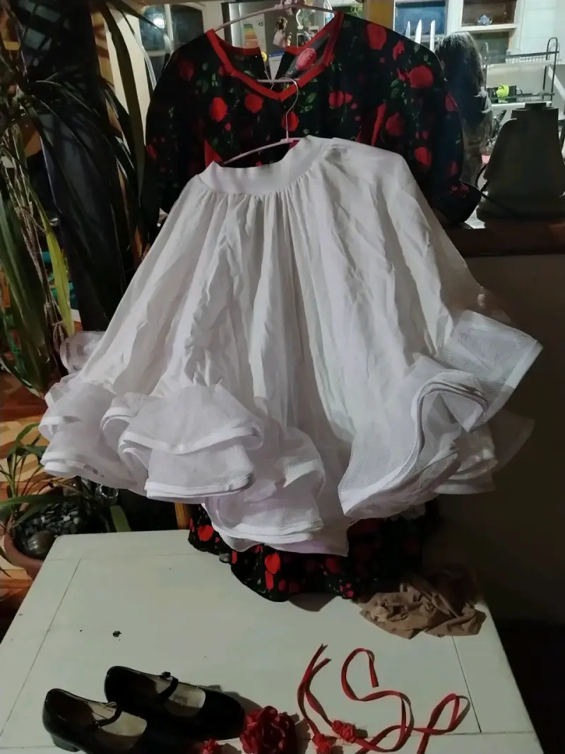 vestido de huasa completo - 5