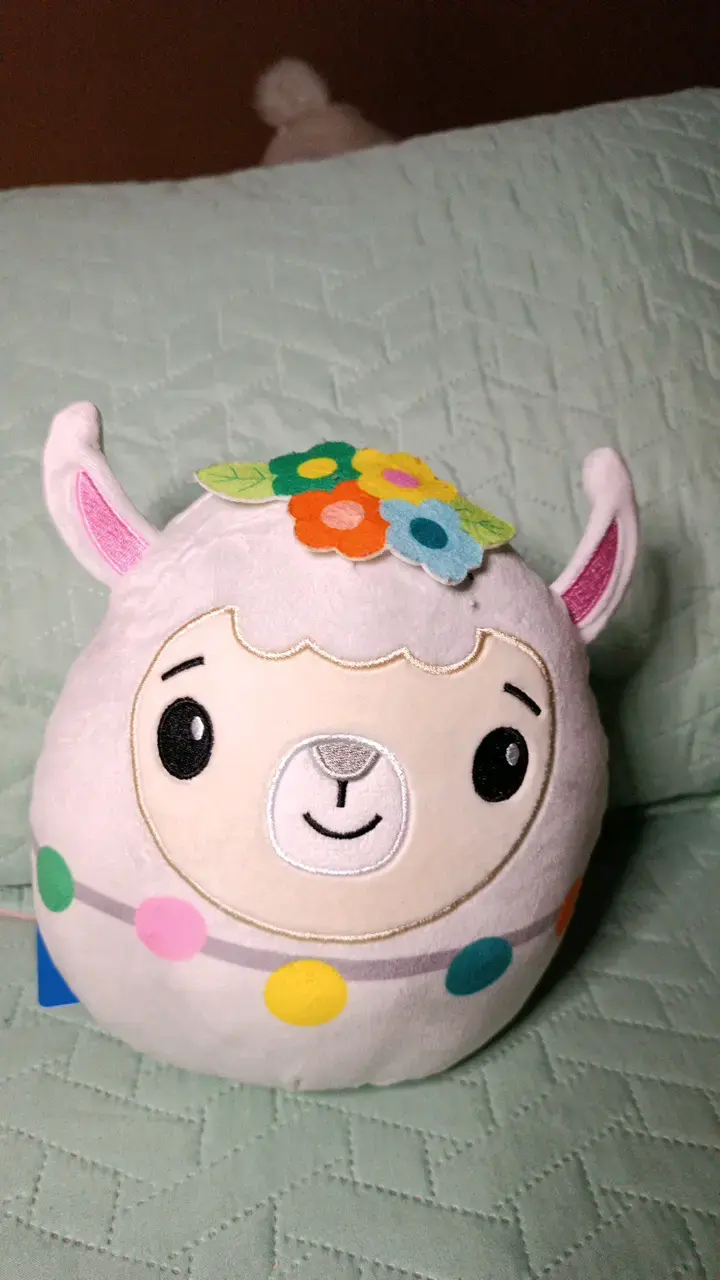 Peluche de llama con flores Fisher-Price - 5