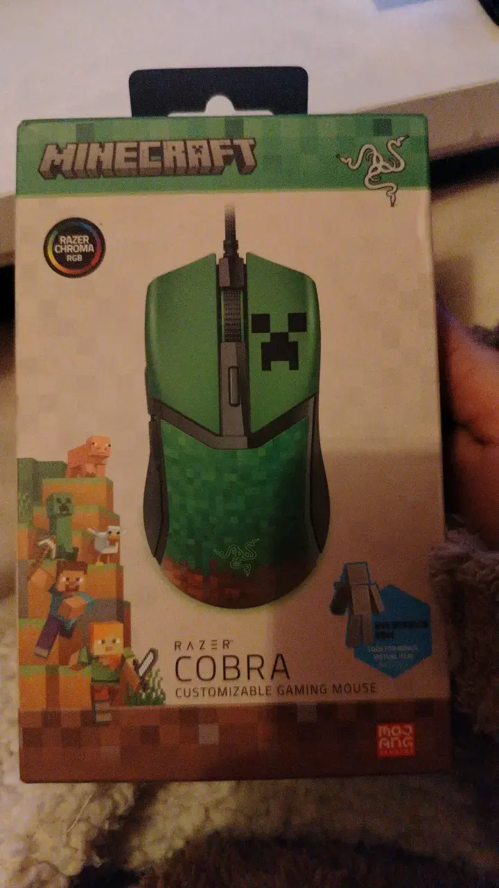 Mouse Gamer Razer Cobra Minecraft Edición Especial