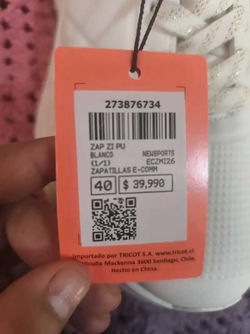 Zapatillas deportivas blancas NewSports talla 40 - 2