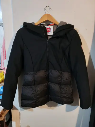 Chaqueta negra Colmar con capucha - miniatura 1