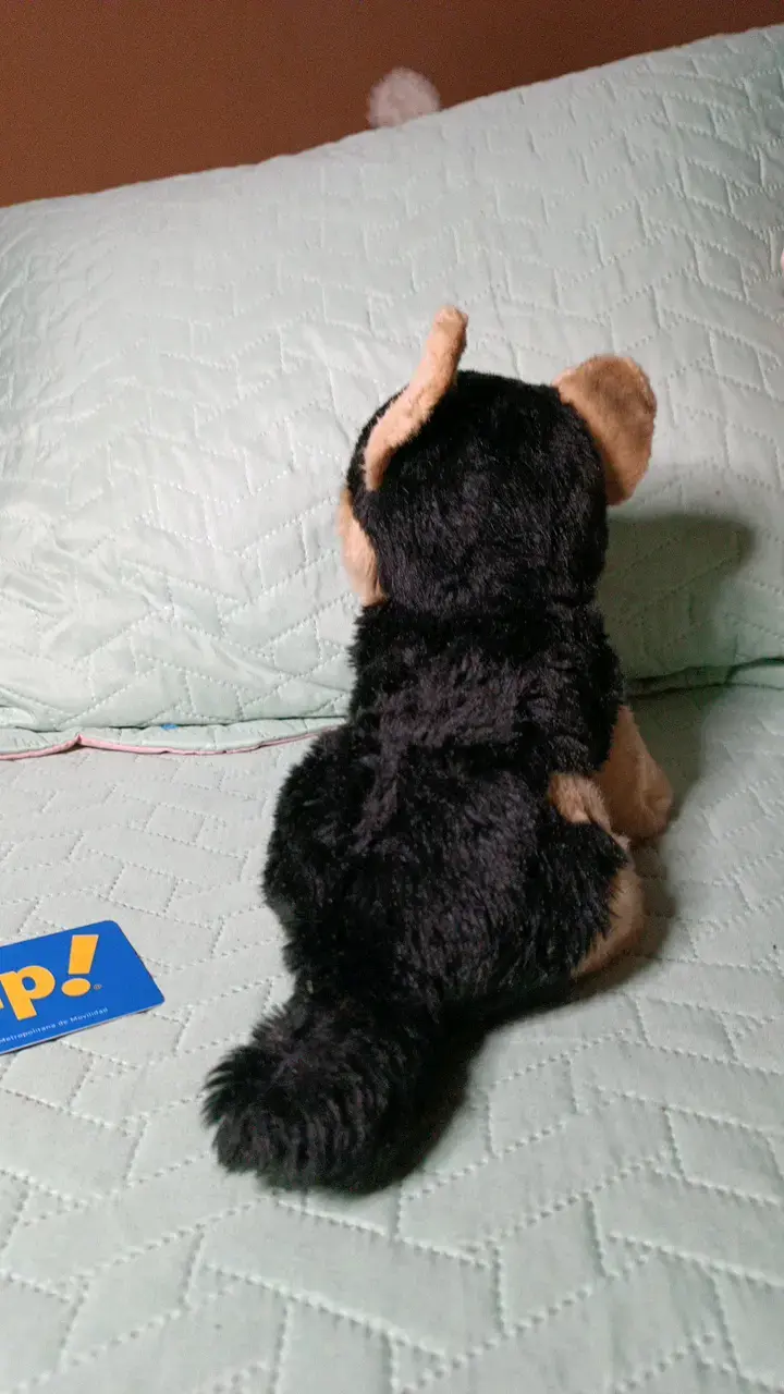 Peluche perro pastor alemán suave - 3