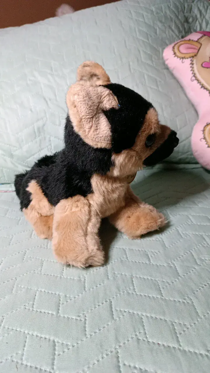 Peluche perro pastor alemán suave - 4