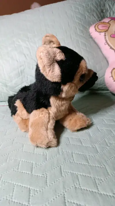 Peluche perro pastor alemán suave - miniatura 4