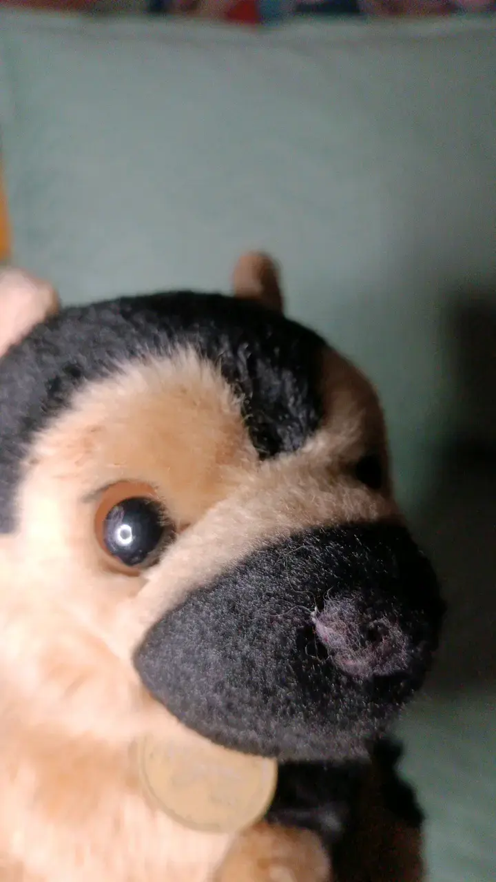 Peluche perro pastor alemán suave - 5