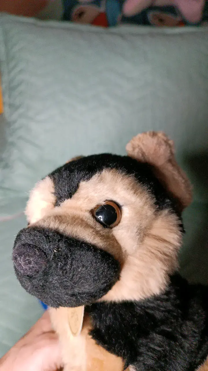 Peluche perro pastor alemán suave - 6