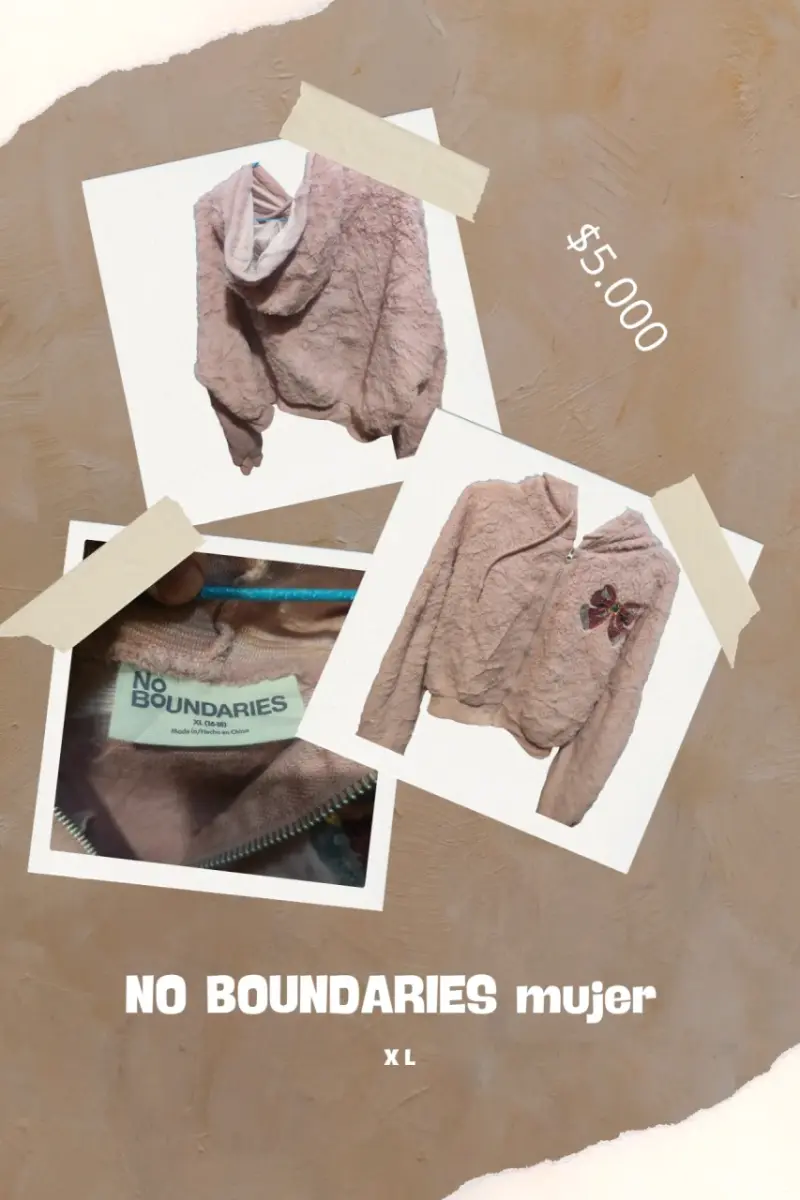 Chaqueta de felpa rosa No Boundaries mujer XL